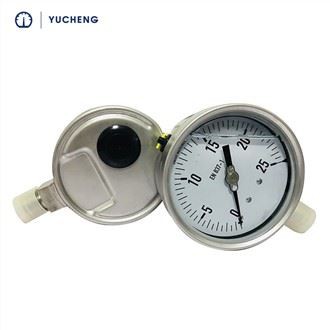 25 bar 1/4 In. NPT Oil Filled Pressure Gauge