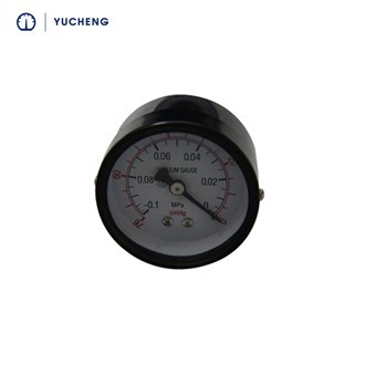 Axial Pressure Gauge With Black ABS Case
