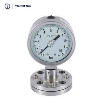 Diaphragm Pressure Gauge Animation