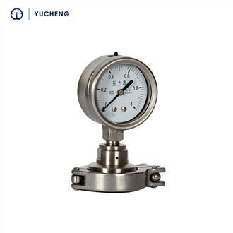 Sanitary Clamp Diaphragm Seal Gauge