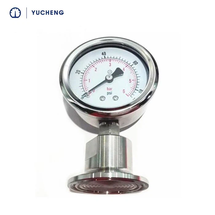 Welded SS Diaphragm Seal Pressure Gauge