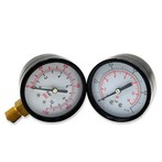 2 Inch Black Steel Case Manomter