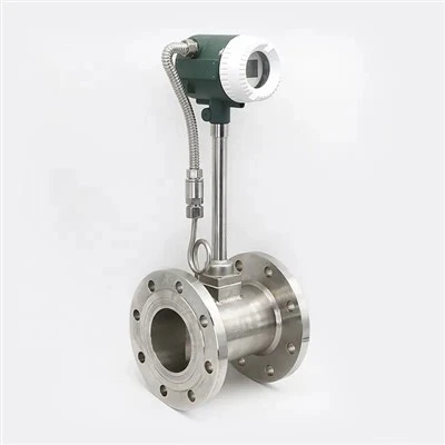 Insert Digital Vortex Flow Meter Air Steam Flowmeter