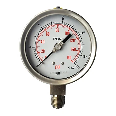 Ss Bourdon Tube Standard Pressure Gauge
