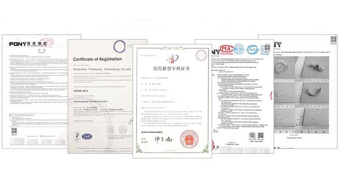 pressure gauge certificate R pressure gauge certificate R