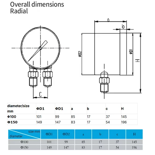 differential pressure gauge bellows type differential pressure gauge bellows type
