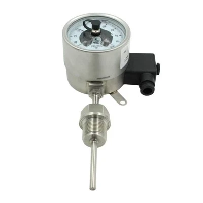 Temperature Gauge Electric Contact Bimetal Thermometer