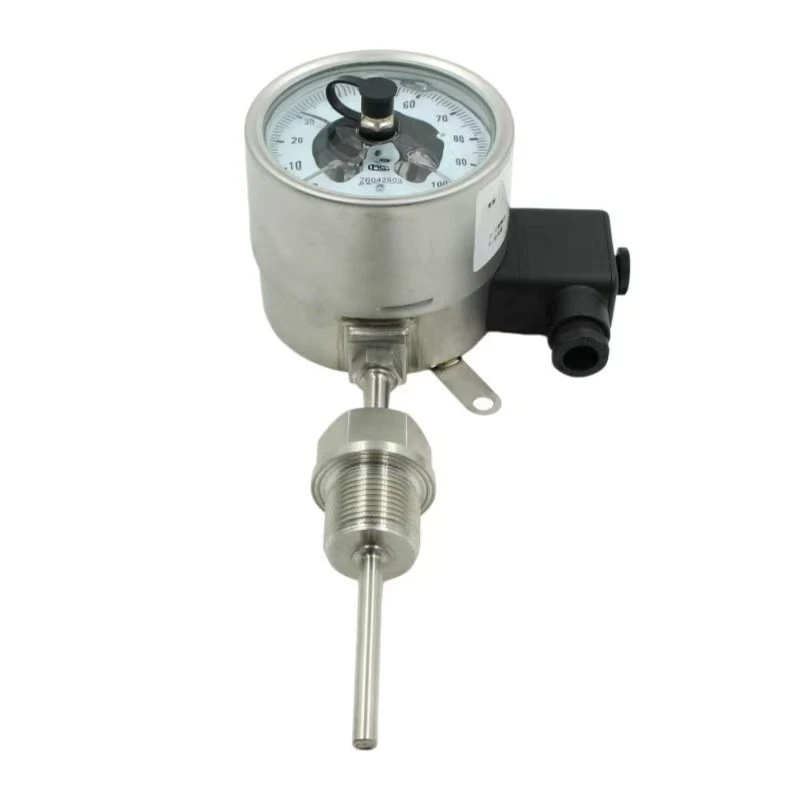 Temperature Gauge Electric Contact Bimetal Thermometer